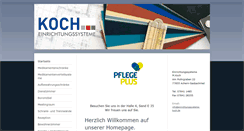 Desktop Screenshot of einrichtungssysteme-koch.de