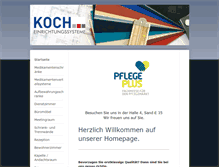 Tablet Screenshot of einrichtungssysteme-koch.de